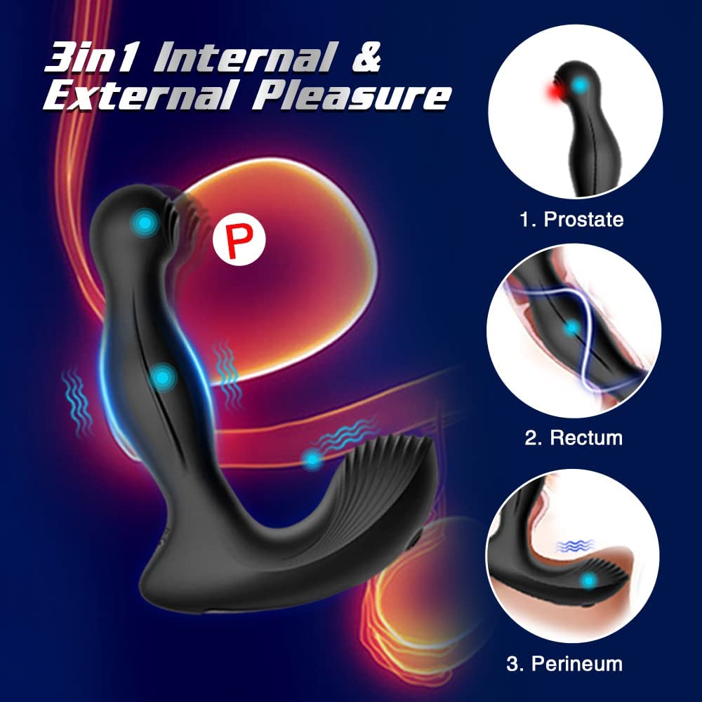 3 in 1 Wiggle Motion Prostate Massager